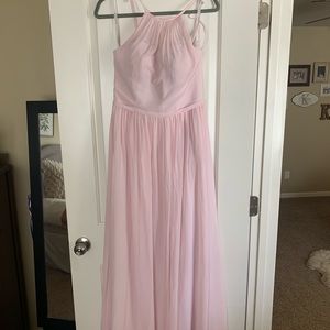 Azazie Blushing Pink Bridesmaid Dress A6 Kailyn